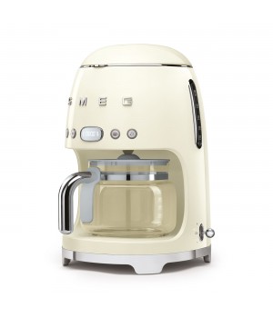 SMEG DCF02CREU Стиль 50-х г.г. Капельная кофеварка кремовый