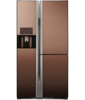 Холодильник Hitachi R-M 702 GPU2X MBW коричневый зеркальный