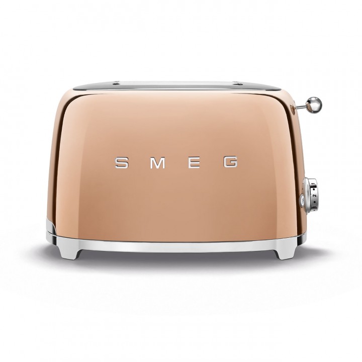 Тостер Smeg TSF01RGEU Стиль 50-х г. красное золото