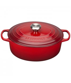 Утятница 29 см Вишня, стальная ручка , Le Creuset, 21178290602430, Чугун