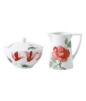 40015446 Набор сахарница и молочник Floral, Wedgwood